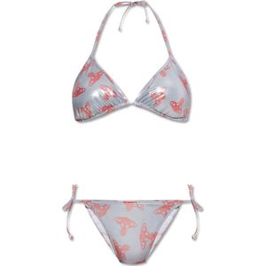 Vivienne Westwood, Dames, Badkleding, Grijs, Maat: M Tweed,