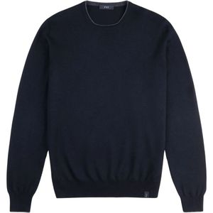 Fay, Heren, Truien, Blauw, Maat: L