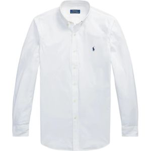 Polo Ralph Lauren, Heren, Overhemden, Wit, Maat: XL Katoen,