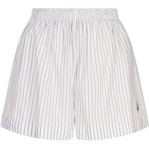Moncler, Dames, Korte broeken, Wit, Maat: M Polyamide,