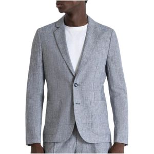 Antony Morato, Heren, Jassen, Grijs, Maat: M Katoen,