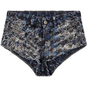 Diesel, Dames, Korte broeken, Zwart, Maat: W28 Denim,
