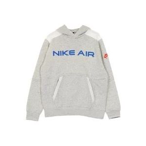 Nike Sports Air Hoodie - Grijs Heather/Summit Wit/Infrarood 23 , Gray , Heren , Maat: XL