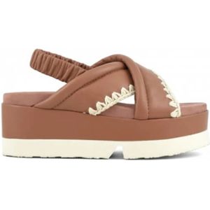 Mou, Dames, Schoenen, Bruin, Maat: 35 EU Leer,