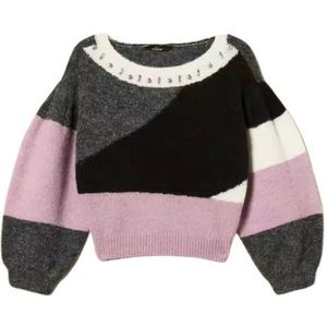 Twinset, Dames, Truien, Veelkleurig, Maat: S Wol,