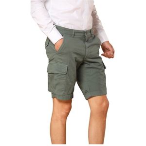 Mason's, Heren, Korte broeken, Groen, Maat: 2XL Katoen,