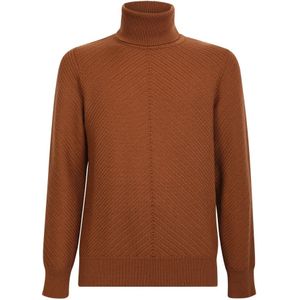 Lardini, Heren, Truien, Bruin, Maat: M Wol,