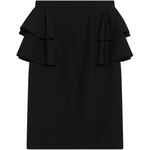 Valentino, Dames, Rokken, Zwart, Maat: XS Zijde,