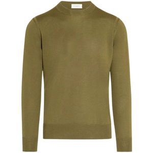 Paolo Pecora, Heren, Truien, Groen, Maat: 2XL Wol,