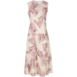 Ottod'Ame, Dames, Jurken, Veelkleurig, Maat: S Katoen,