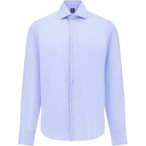 Boggi Milano, Heren, Overhemden, Blauw, Maat: S Katoen,