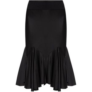 Rick Owens, Dames, Rokken, Zwart, Maat: S Viscose,