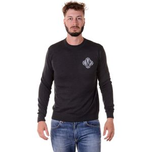 Versace Jeans Couture, Heren, Truien, Grijs, Maat: L Wol,