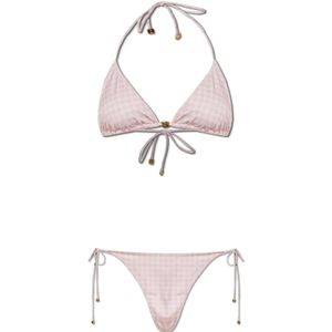 Amiri, Dames, Badkleding, Roze, Maat: XS Tweed,