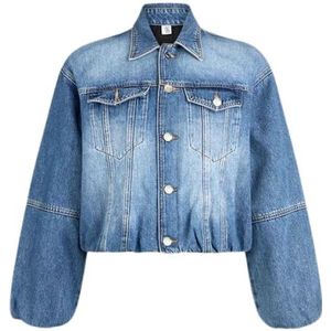 Liu Jo, Dames, Jassen, Blauw, Maat: XS Denim,