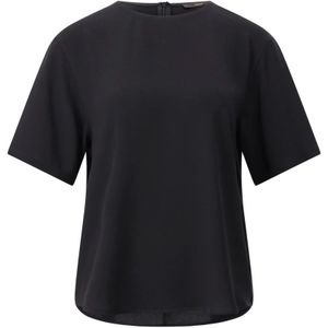 Windsor, Dames, Blouses & Shirts, Zwart, Maat: M