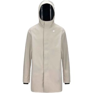 K-Way, Heren, Jassen, Beige, Maat: XL Fleece,