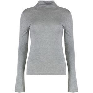 Calvin Klein, Dames, Tops, Grijs, Maat: XS Wol,