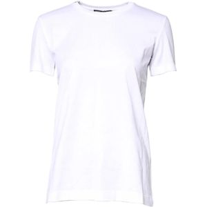 Dolce & Gabbana - Short Sleeves Crew Neck - T-shirt - Wit