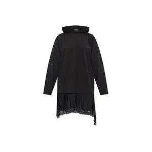 Balenciaga Jurk met capuchon , Black , Dames , Maat: L