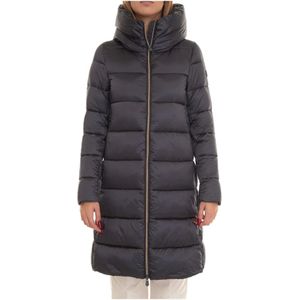 Save The Duck, Dames, Mantels, Grijs, Maat: XL Nylon,
