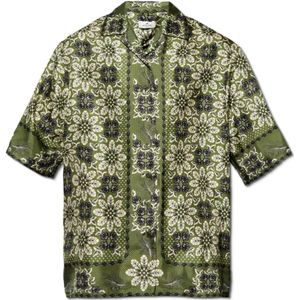 Etro, Heren, Overhemden, Groen, Maat: S Zijde,