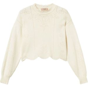 Twinset, Dames, Truien, Beige, Maat: M