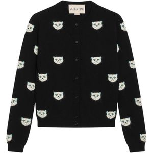 Valentino Garavani, Dames, Truien, Zwart, Maat: XS