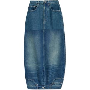 Vetements, Dames, Rokken, Blauw, Maat: XS Denim,