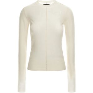 Amiri, Dames, Truien, Beige, Maat: XS Kasjmier,