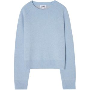 Cloeys, Dames, Truien, Blauw, Maat: M/L Wol,