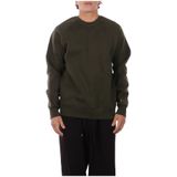 Carhartt Wip, Heren, Sweatshirts & Hoodies, Groen, Maat: S Katoen,