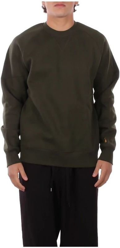 Carhartt Wip, Heren, Sweatshirts & Hoodies, Groen, Maat: S Katoen,