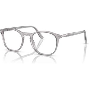 Persol - PO3007V - Optische Monturen - Grijs Transparant - Acetaat