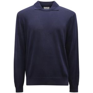 Ballantyne, Heren, Truien, Blauw, Maat: M Katoen,