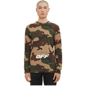 Off White, Heren, Tops, Veelkleurig, Maat: S Katoen,