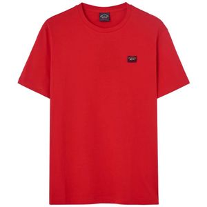 Paul & Shark, Heren, Tops, Rood, Maat: S Katoen,