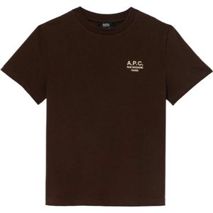 A.p.c., Heren, Tops, Bruin, Maat: L Jersey,