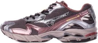 Mizuno WAVE RIDER 10 Sportstyle schoenen Zwart Sand/Zwart/Chicory Coffee Dames/Heren Maat 37