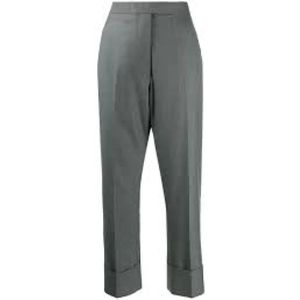 Thom Browne, Dames, Broeken, Grijs, Maat: XS