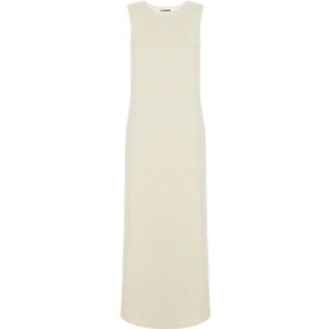 Jil Sander, Dames, Jurken, Beige, Maat: XS Zijde,