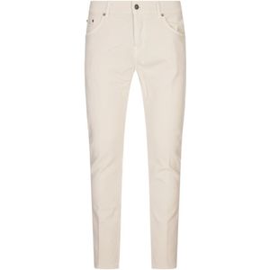 Dondup, Heren, Broeken, Wit, Maat: W30 Katoen,