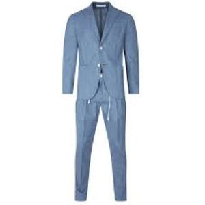 Eleventy, Heren, Pakken, Blauw, Maat: M