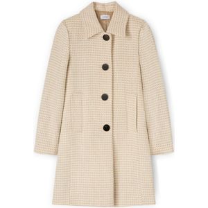 Motivi, Dames, Mantels, Beige, Maat: 2XS Wol,