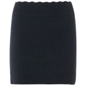 Chloé, Dames, Rokken, Zwart, Maat: M Wol,