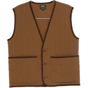 A.p.c., Dames, Jassen, Bruin, Maat: S Polyamide,