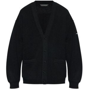 Balenciaga, Heren, Truien, Zwart, Maat: XS Wol,