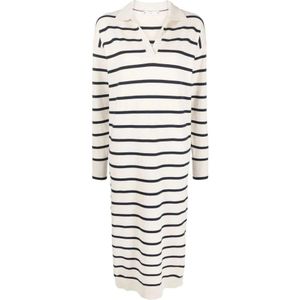 Tommy Hilfiger, Dames, Jurken, Beige, Maat: XS Katoen,