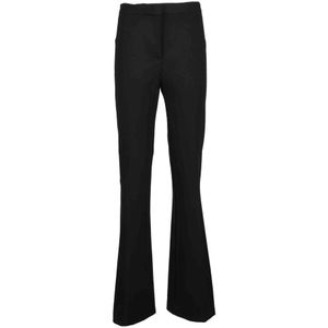 Pinko, Dames, Broeken, Zwart, Maat: 2XS Viscose,