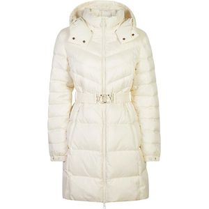 Twinset, Dames, Mantels, Wit, Maat: S Polyamide,